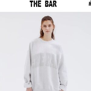 The Bar grey tonal sweatshirt